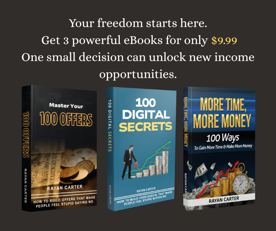 Make Money Online eBook Bundle – 3 Powerful Digital Business Guides for Only $9.99 - Rayan Carter