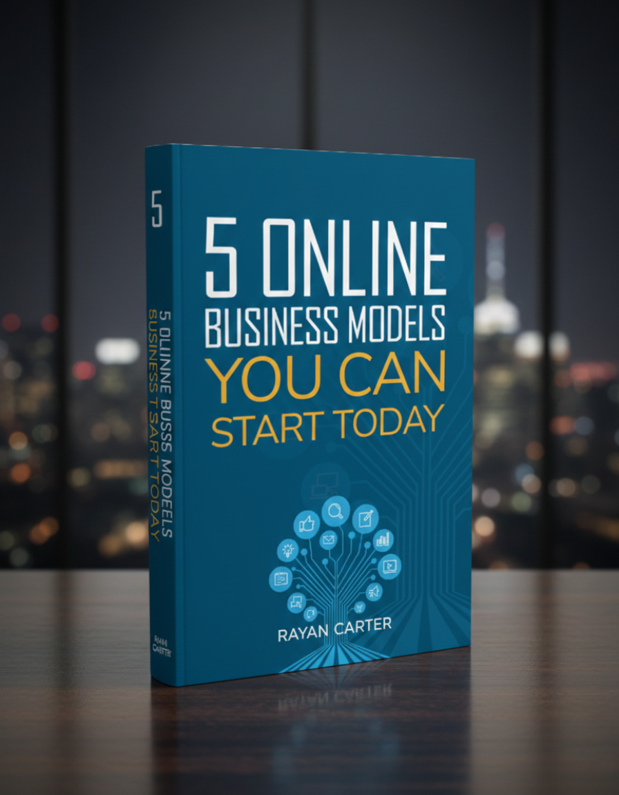 5 Online Business Models You Can Start Today – Step-by-Step Digital eBook