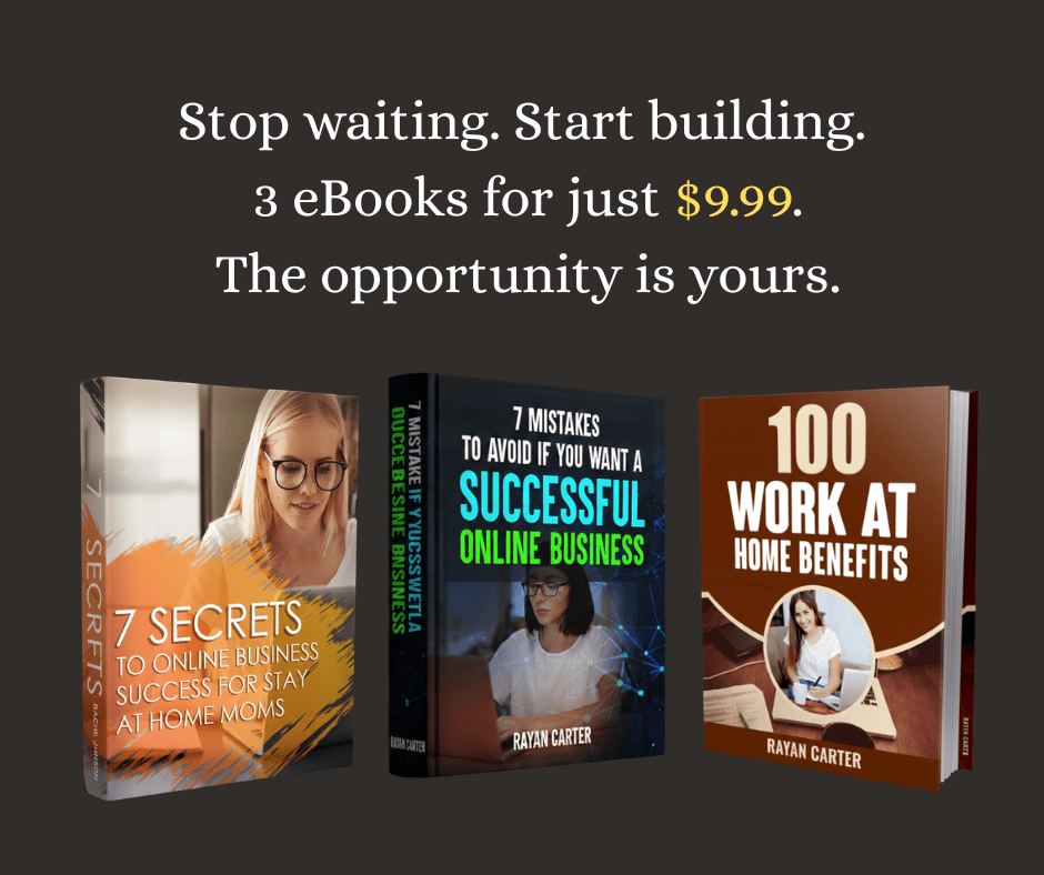 Online Success Bundle – 3 eBooks for $9.99 | Build & Grow Your Online Business - Rayan Carter