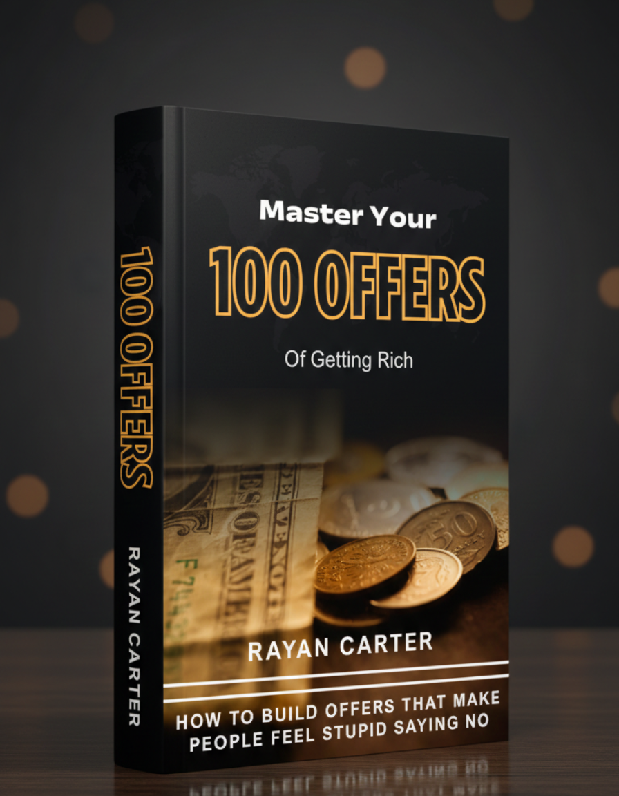 Master Your 100 Offers – How to Build Irresistible Offers People Feel Stupid Saying No To (Digital eBook)